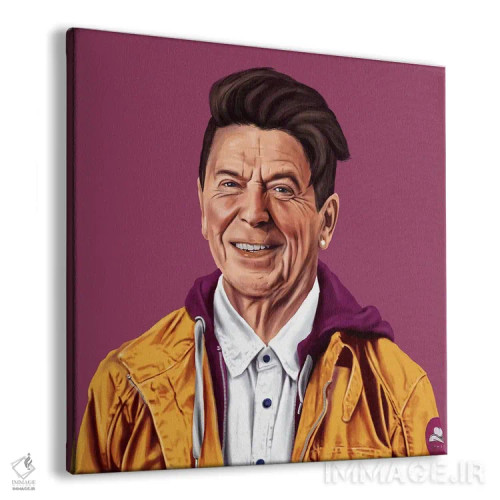 تابلو رونالد ریگان (رئیسجمهور آمریکا) اثر امت شیمونی - نمای پرسپکتیو محصول
