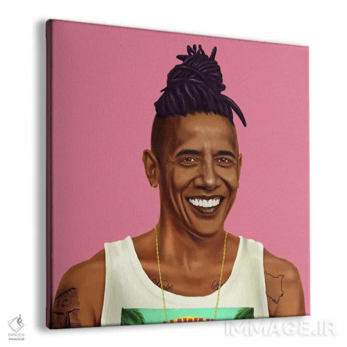 تابلو باراک اوباما (رئیسجمهور آمریکا) اثر امت شیمونی - نمای پرسپکتیو محصول