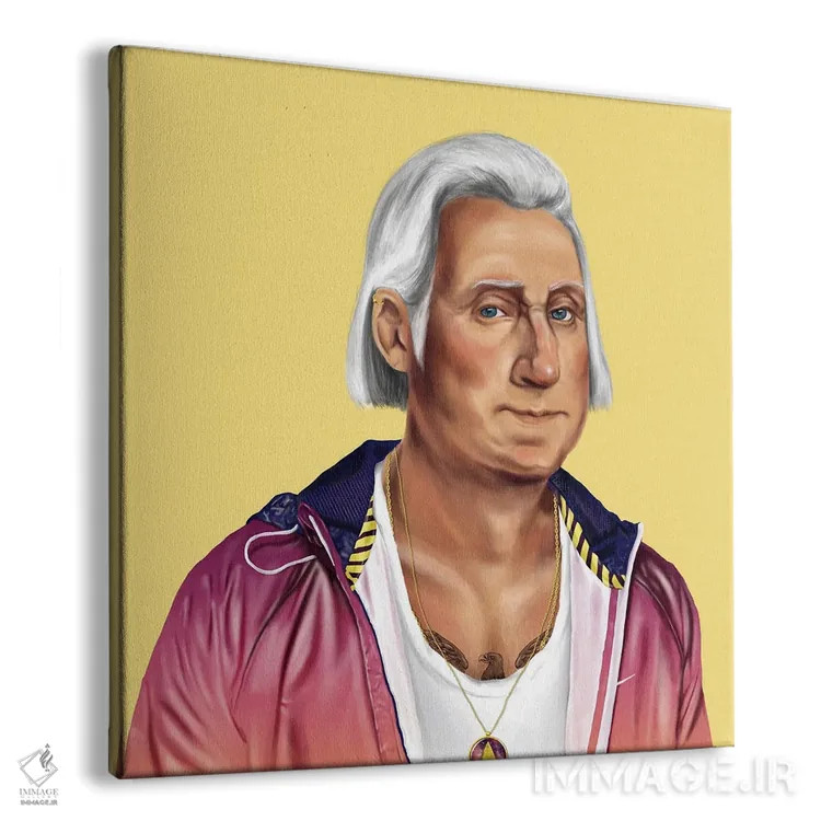 تابلو جورج واشنگتن (رئیسجمهور آمریکا) اثر امت شیمونی - نمای پرسپکتیو محصول
