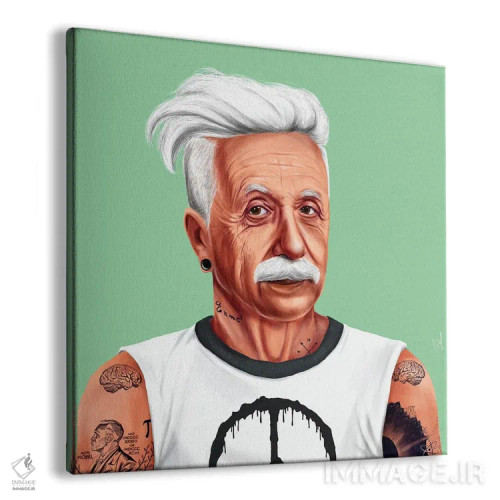 تابلو انیشتین (دانشمند) اثر امت شیمونی - نمای پرسپکتیو محصول