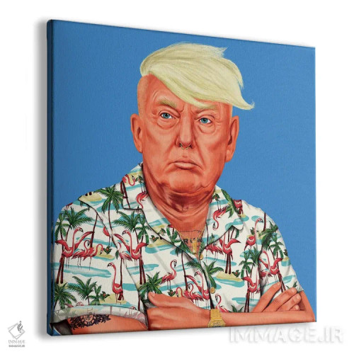 تابلو دونالد ترامپ (رئیسجمهور آمریکا) اثر امت شیمونی - نمای پرسپکتیو محصول