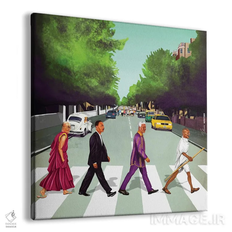 تابلو با هم جمع شوید اثر امت شیمونی - نمای پرسپکتیو محصول