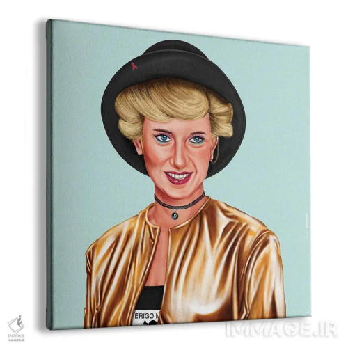 تابلو پرنسس دایانا (Lady Diana) اثر امت شیمونی - نمای پرسپکتیو محصول