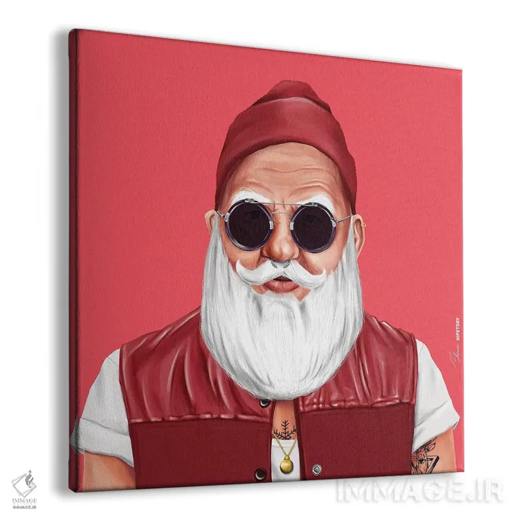 تابلو بابانوئل اثر امت شیمونی - نمای پرسپکتیو محصول