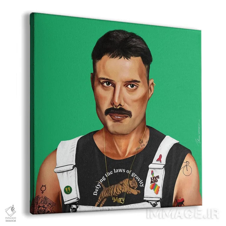 تابلو فردی مرکوری (خواننده) اثر امت شیمونی - نمای پرسپکتیو محصول