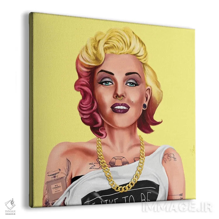 تابلو مرلین مونرو (بازیگر) اثر امت شیمونی - نمای پرسپکتیو محصول