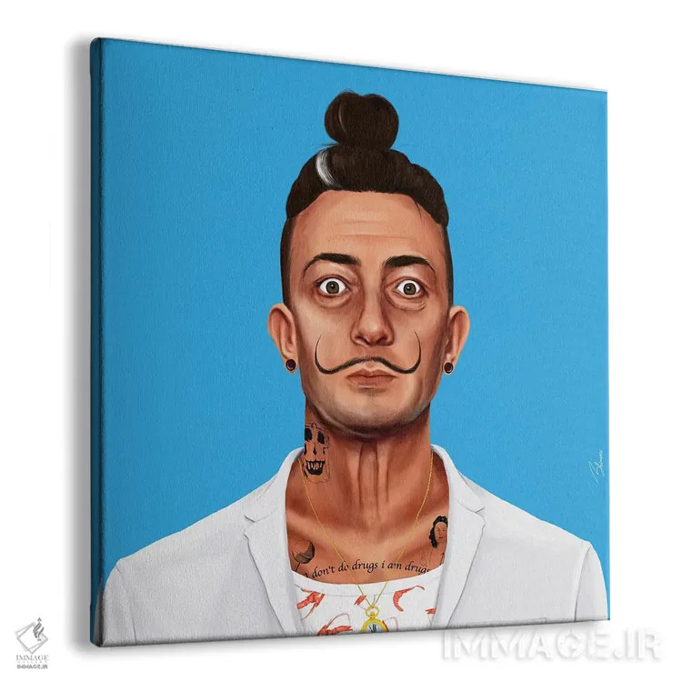 تابلو سالوادور دالی (هنرمند) اثر امت شیمونی - نمای پرسپکتیو محصول