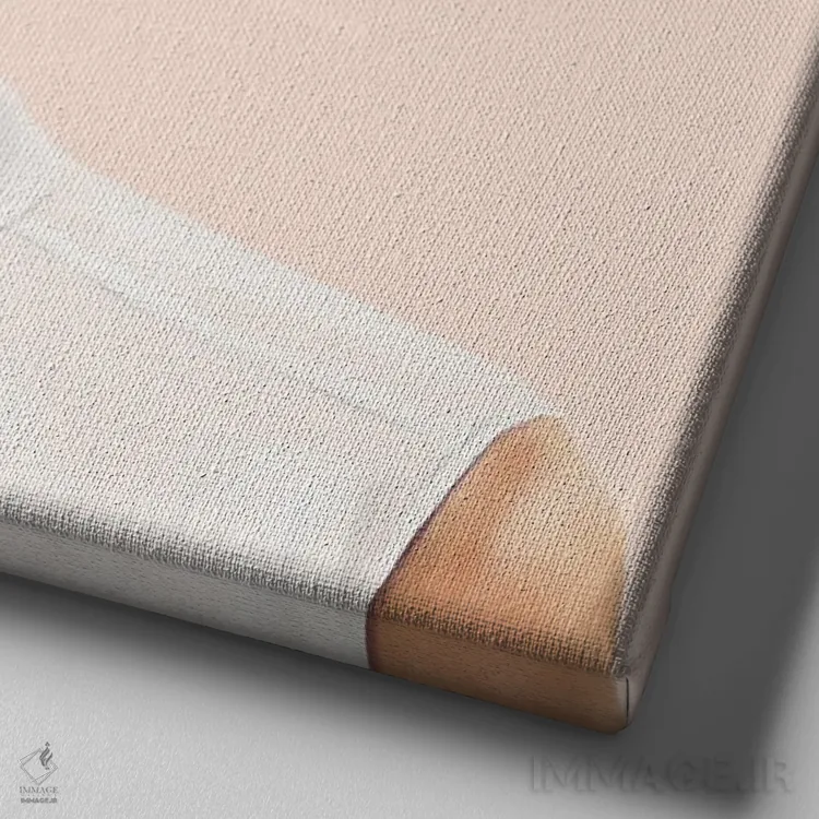 تابلو ملکه الیزابت (پادشاه بریتانیا) اثر امت شیمونی - نمای نزدیک بافت بوم