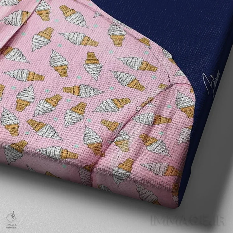 تابلو جو بایدن (رئیسجمهور آمریکا) اثر امت شیمونی - نمای نزدیک بافت بوم