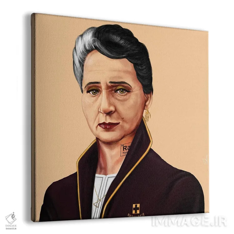 تابلو ماری کوری (دانشمند) اثر امت شیمونی - نمای پرسپکتیو محصول