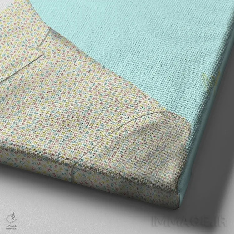 تابلو زیگموند فروید (روانکاو) اثر امت شیمونی - نمای نزدیک بافت بوم