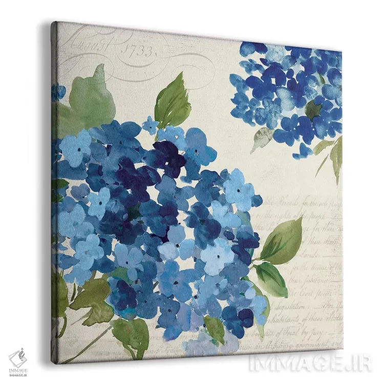 تابلو هورتانسیا همپتون I اثر آسیا جنسن - نمای پرسپکتیو محصول