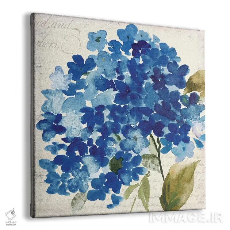 تابلو هورتانسیا همپتون II اثر آسیا جنسن - نمای پرسپکتیو محصول