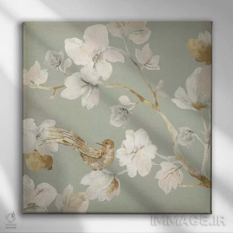 تابلو ماگنولیای بهشتی II اثر آسیا جنسن - نمای روبهرو روی دیوار