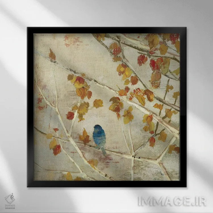 تابلو آواز II اثر آسیا جنسن - نمای قابدار مشکی