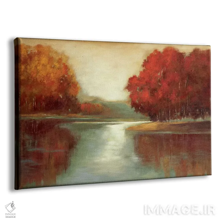 تابلو آسمان وانیلی اثر آسیا جنسن - نمای پرسپکتیو محصول