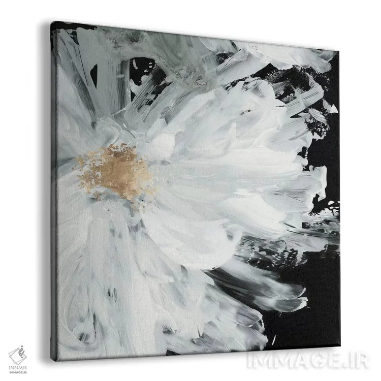 تابلو صدتومانی سیاه اثر آسیا جنسن - نمای پرسپکتیو محصول