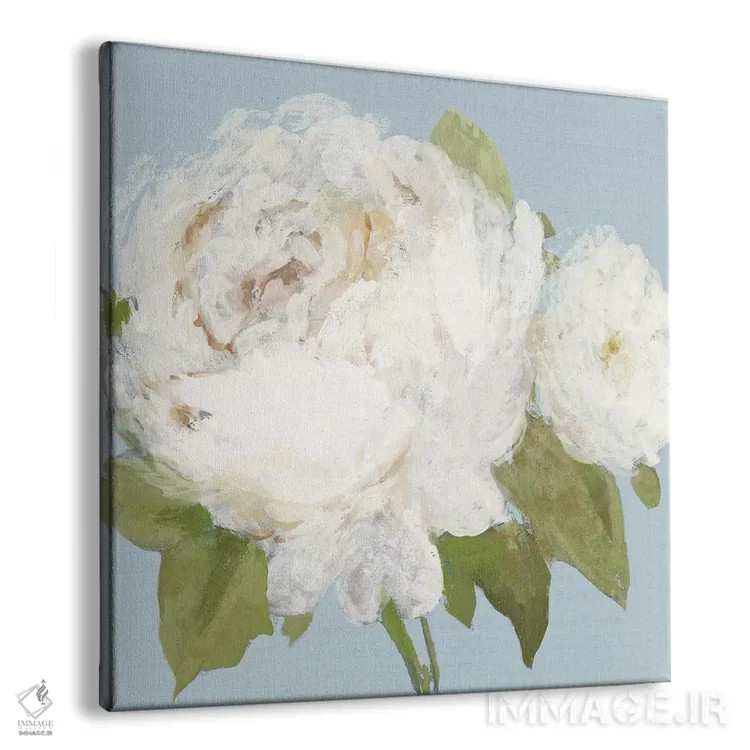 تابلو گلها در کنار دریا II اثر آسیا جنسن - نمای پرسپکتیو محصول