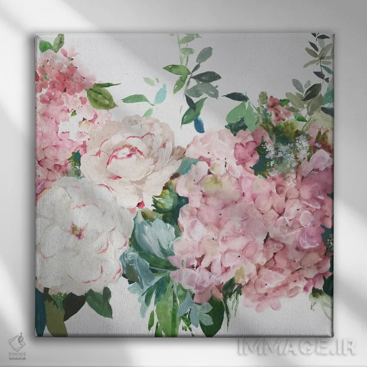 تابلو داستان بهار I اثر آسیا جنسن - نمای روبهرو روی دیوار