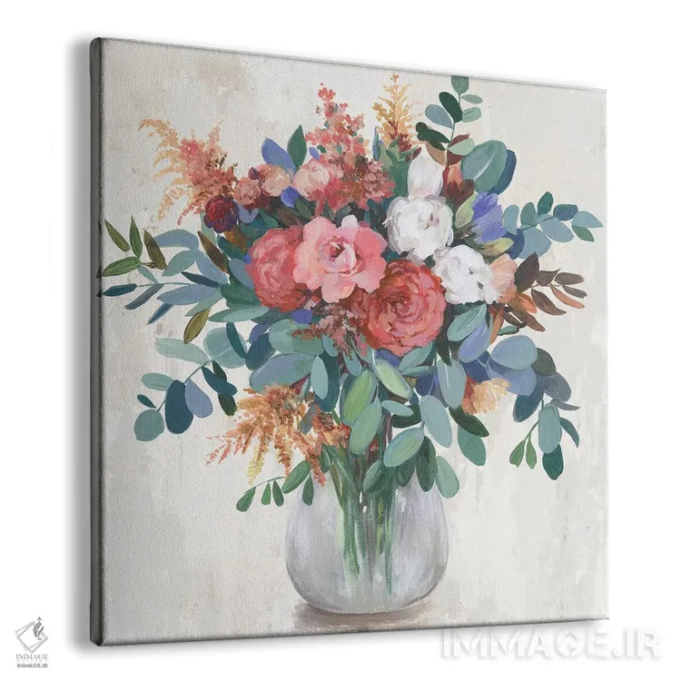 تابلو دستهگل اکالیپتوس اثر آسیا جنسن - نمای پرسپکتیو محصول