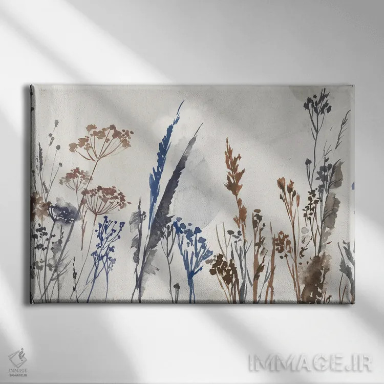 تابلو چمن تابستانی اثر آسیا جنسن - نمای روبهرو روی دیوار