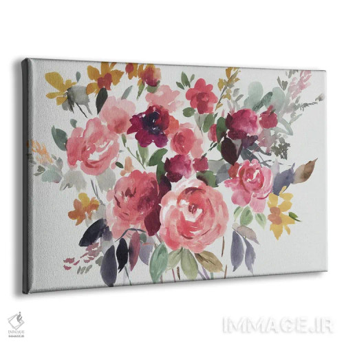 تابلو باغ سرخ شده (شرمگین) اثر آسیا جنسن - نمای پرسپکتیو محصول