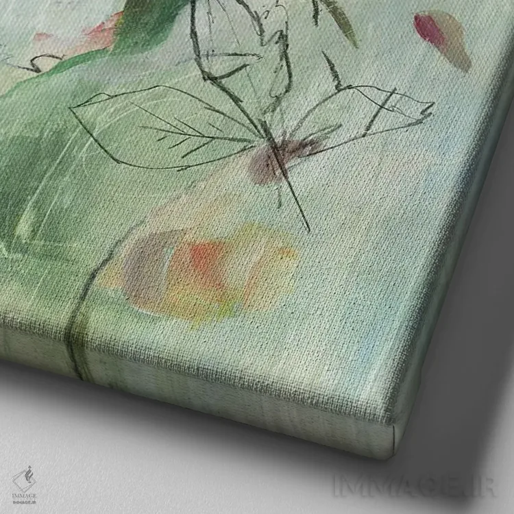 تابلو انتخابهای تابستانی اثر آسیا جنسن - نمای نزدیک بافت بوم