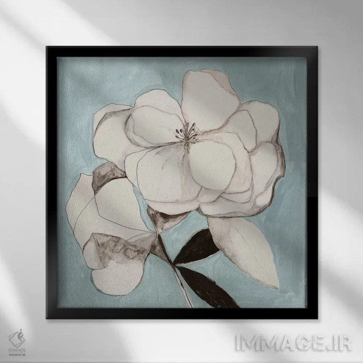 تابلو کیت I اثر آسیا جنسن - نمای قابدار مشکی