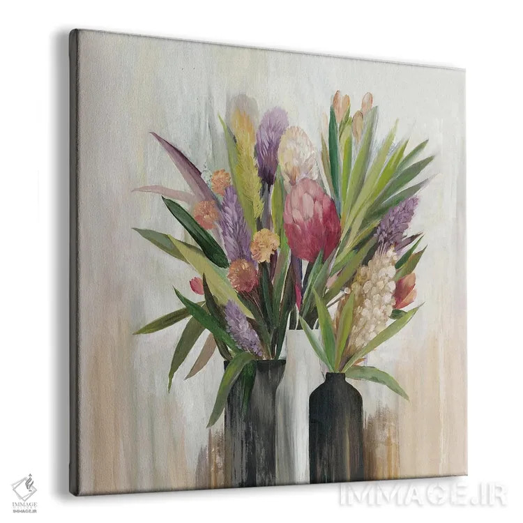 تابلو بهشت استوایی شکوفهزن اثر آسیا جنسن - نمای پرسپکتیو محصول