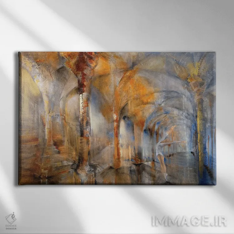 تابلو جشن اثر آنت شموکر - نمای روبهرو روی دیوار