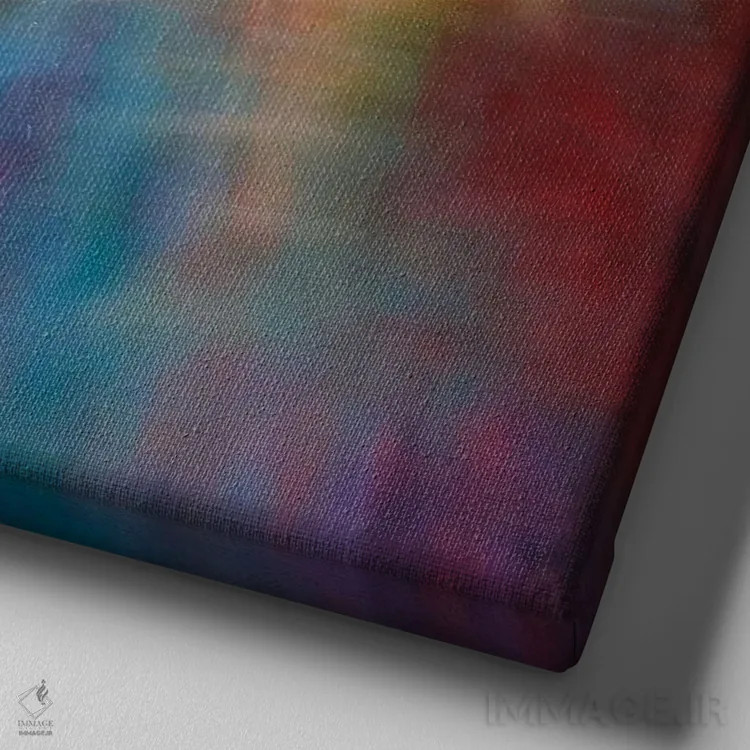 تابلو یک صبح دیگر اثر آنت شموکر - نمای نزدیک بافت بوم