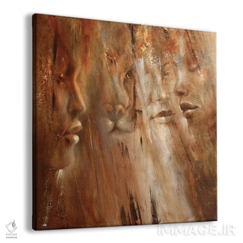 تابلو چهرهها اثر آنت شموکر - نمای پرسپکتیو محصول