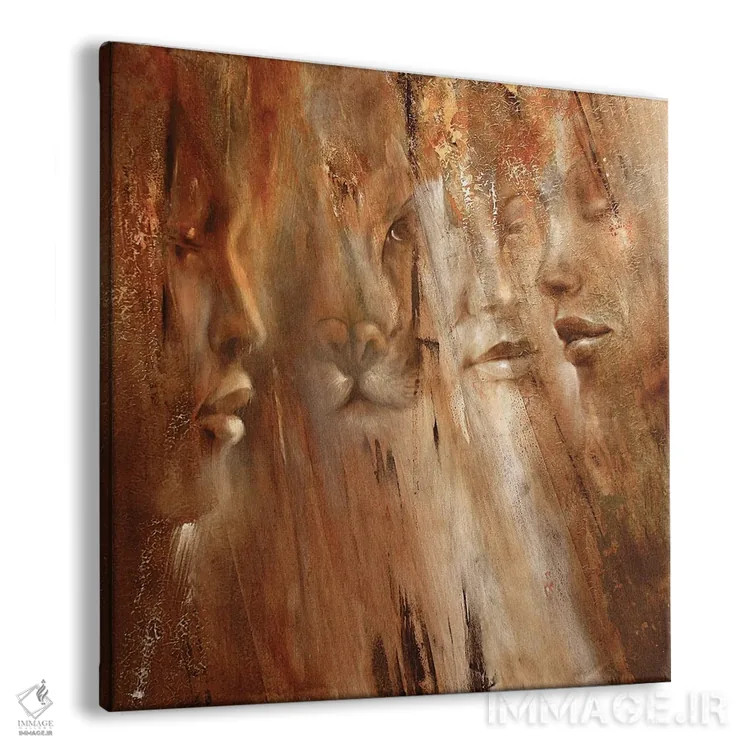 تابلو چهرهها اثر آنت شموکر - نمای پرسپکتیو محصول
