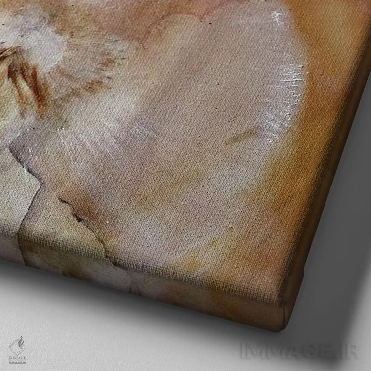 تابلو قاصدک اثر آنت شموکر - نمای نزدیک بافت بوم