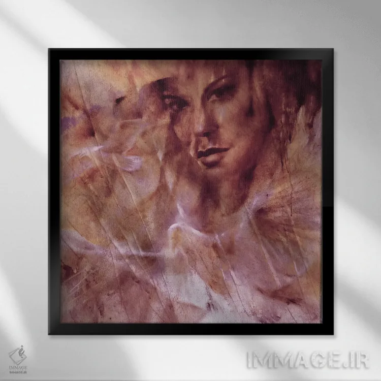 تابلو Seagull And Jana,کبوتر، مرغ دریایی و جانا اثر آنت شموکر - نمای قابدار مشکی