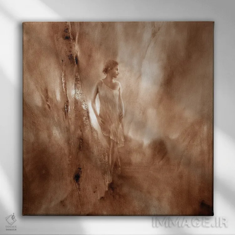 تابلو در نور اثر آنت شموکر - نمای روبهرو روی دیوار