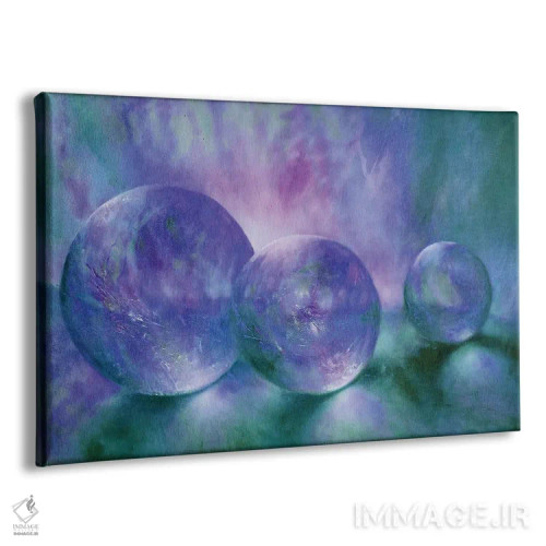 تابلو نور بنفش اثر آنت شموکر - نمای پرسپکتیو محصول