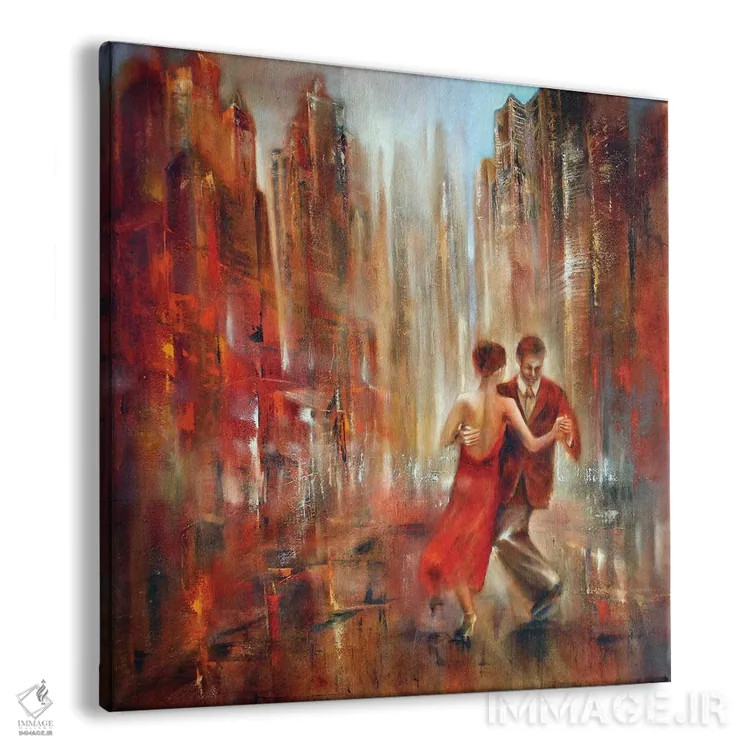 تابلو تانگو برقص اثر آنت شموکر - نمای پرسپکتیو محصول