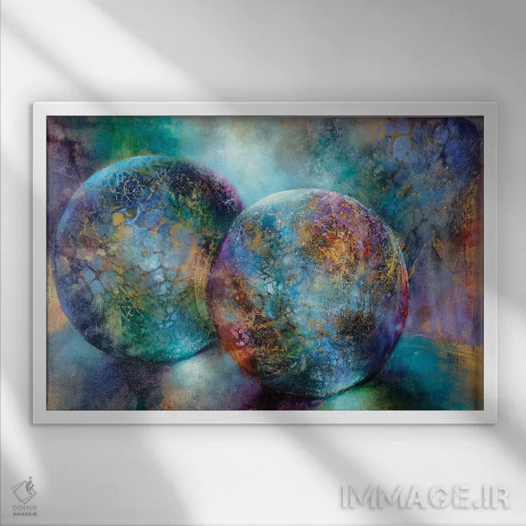 تابلو گنجینههای کوچک اثر آنت شموکر - نمای قابدار سفید