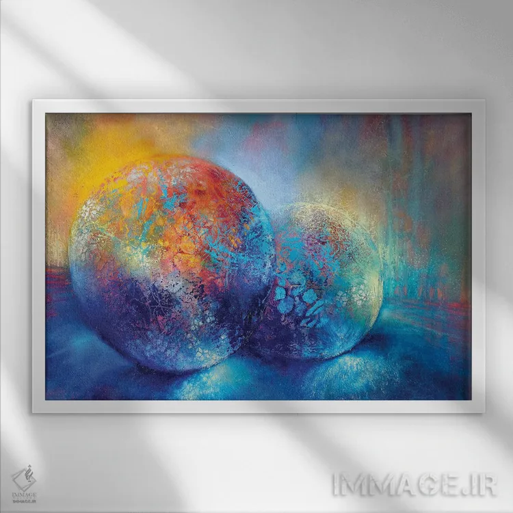 تابلو گنجینههای کوچک II اثر آنت شموکر - نمای قابدار سفید