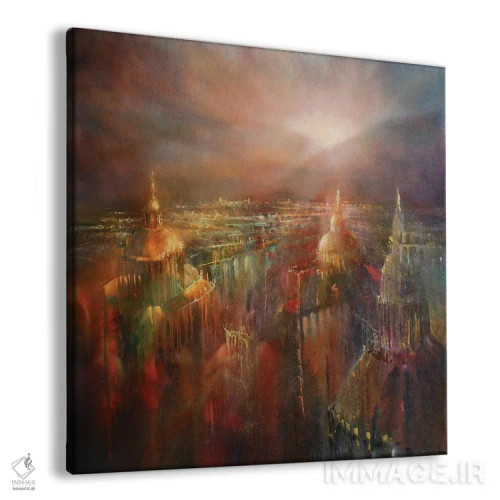 تابلو بیداری شهر اثر آنت شموکر - نمای پرسپکتیو محصول