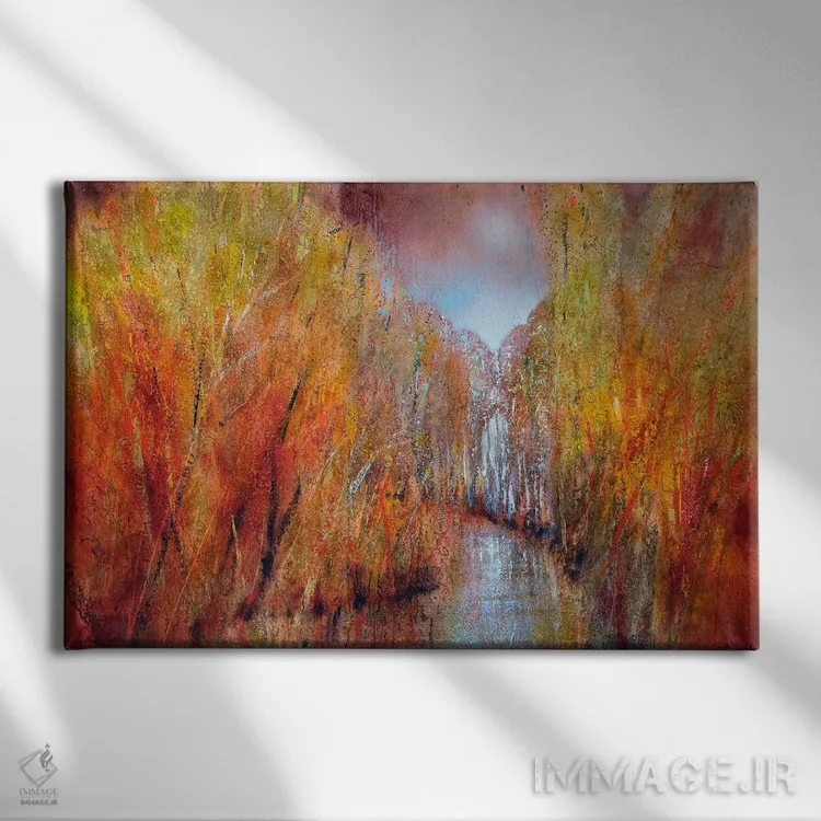 تابلو پاییز اثر آنت شموکر - نمای روبهرو روی دیوار