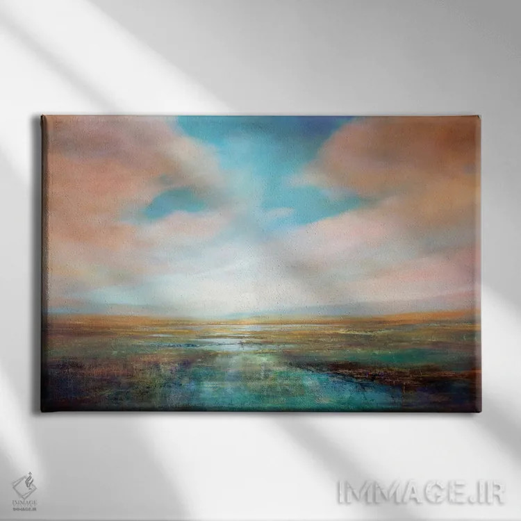 تابلو روزهای روشن اثر آنت شموکر - نمای روبهرو روی دیوار