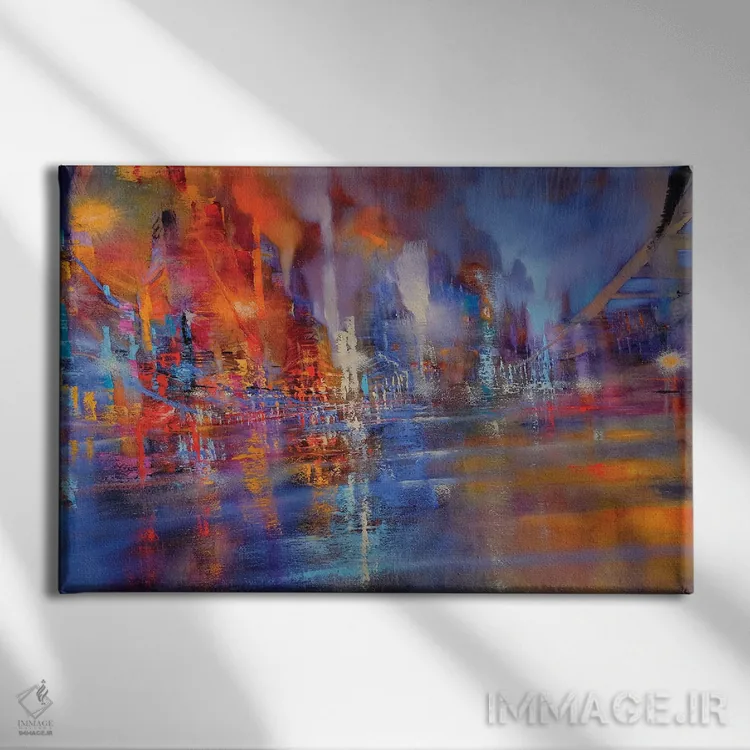 تابلو شلوغ اثر آنت شموکر - نمای روبهرو روی دیوار