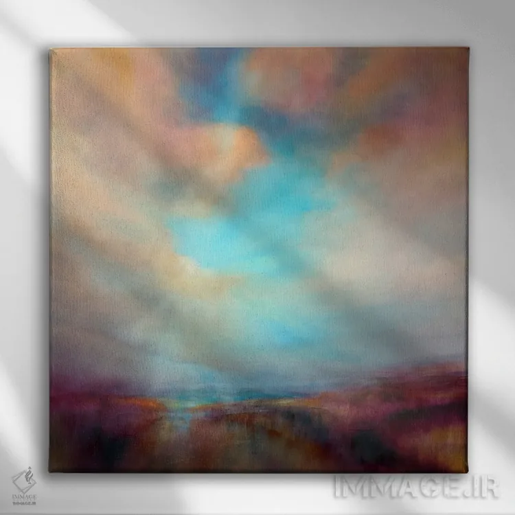 تابلو بیشهزار در نور خورشید اثر آنت شموکر - نمای روبهرو روی دیوار