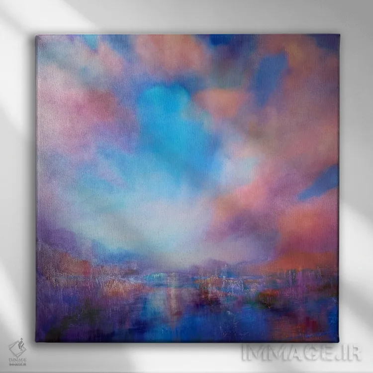 تابلو در دل طبیعت وحشی اثر آنت شموکر - نمای روبهرو روی دیوار