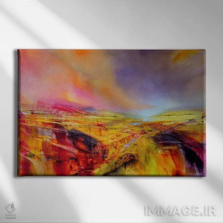 تابلو شادی اثر آنت شموکر - نمای روبهرو روی دیوار