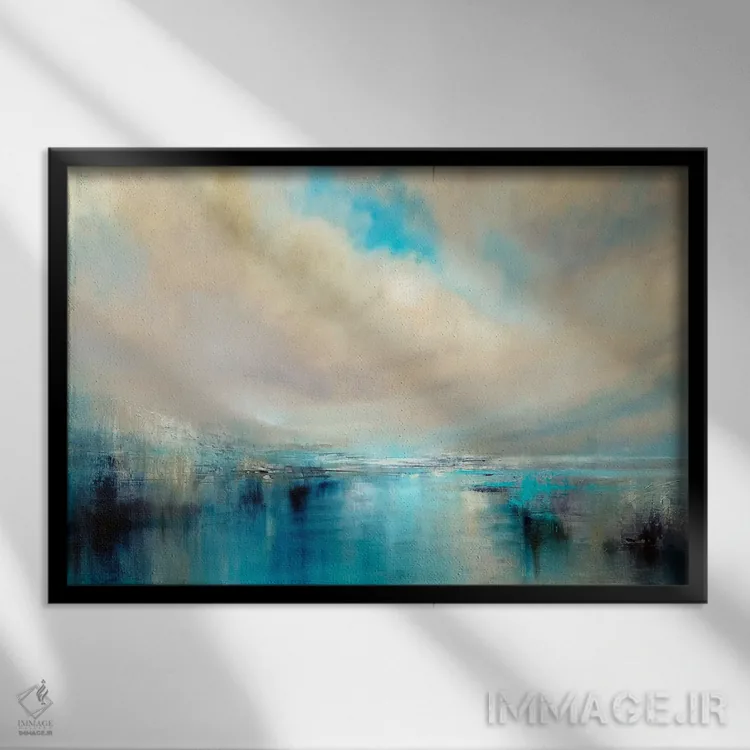 تابلو رسیدن به تعطیلات اثر آنت شموکر - نمای قابدار مشکی