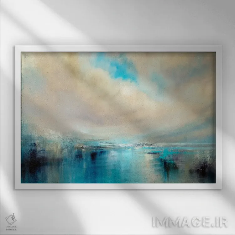 تابلو رسیدن به تعطیلات اثر آنت شموکر - نمای قابدار سفید