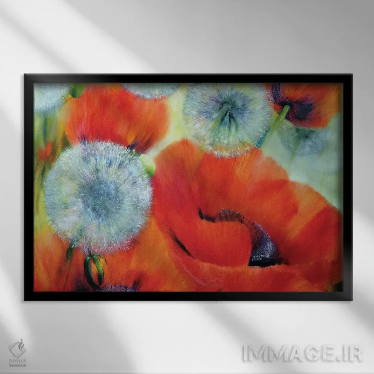 تابلو یک روز تابستانی اثر آنت شموکر - نمای قابدار مشکی